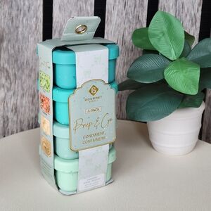 Prep & Go Condiment Containers - Teal and Mint